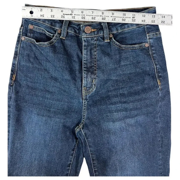 Soft Surroundings Ultimate Denim Flare Jeans Medium Wash Size 4 - Picture 3 of 6